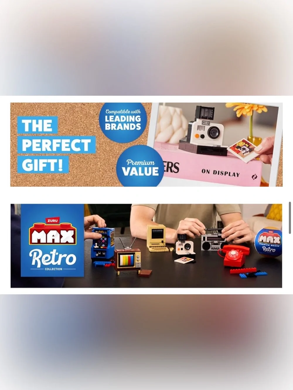 MAX Premium Retro Building Bricks Collection (Polaroid) by ZURU,